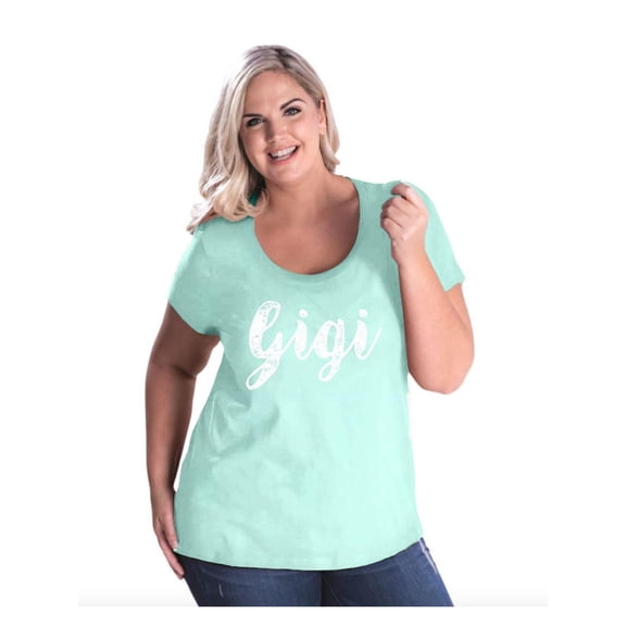 Women's Plus Size Curvy T-Shirt - Gigi