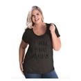 thumbnail image 1 of Women's Plus Size Curvy T-Shirt - I Speak Fluent Sarcasm, 1 of 5