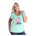 thumbnail image 1 of IWPF - Women's Plus Size Curvy T-Shirt - I Wear Pink for Someone Special, 1 of 4