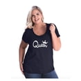 thumbnail image 1 of IWPF - Women's Plus Size Curvy T-Shirt - Queen Crown, 1 of 4