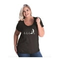 thumbnail image 1 of Women's Plus Size Curvy T-Shirt - Sailing Heartbeat, 1 of 5