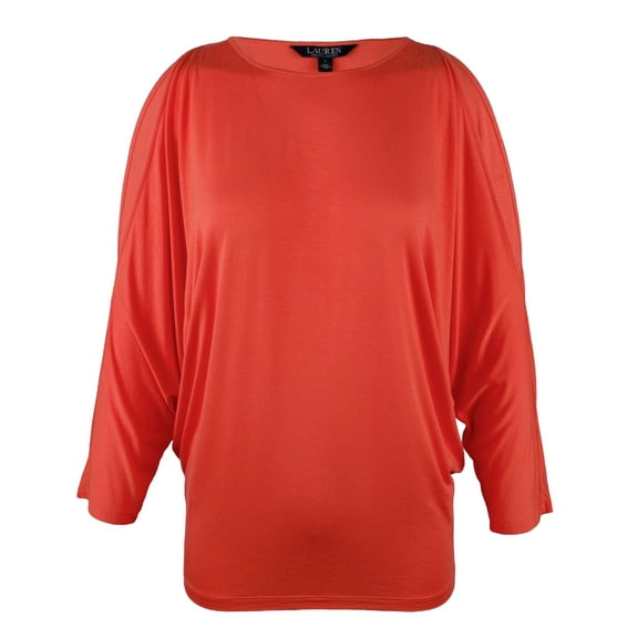 Women's Plus Size Cutout Shoulder Knit Jersey Top-SO-2X