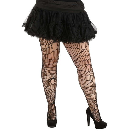 Women's Plus Size Deluxe Spiderweb Tights