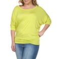thumbnail image 1 of Women's Plus Size Dolman Top, 1 of 3