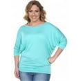 thumbnail image 1 of Women's Plus Size Dolman Top, 1 of 3