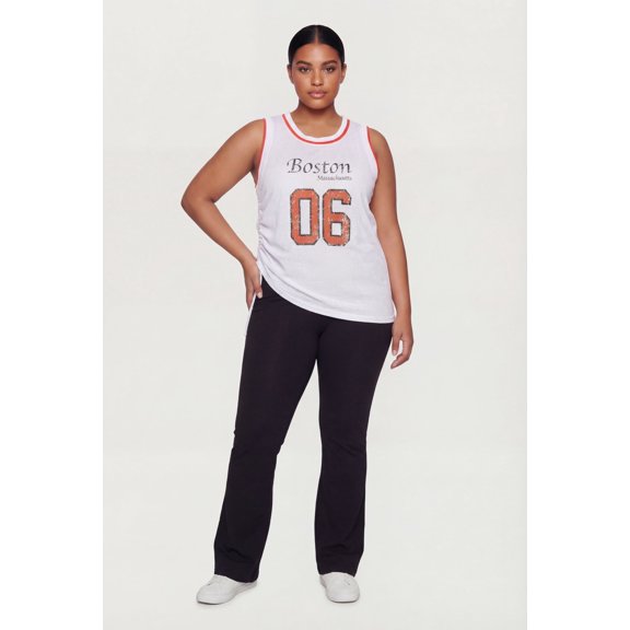 Women's Plus Size Drawstring Side Mesh Jersey