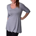thumbnail image 1 of Women's Plus Size Elbow Sleeve Tunic, 1 of 3