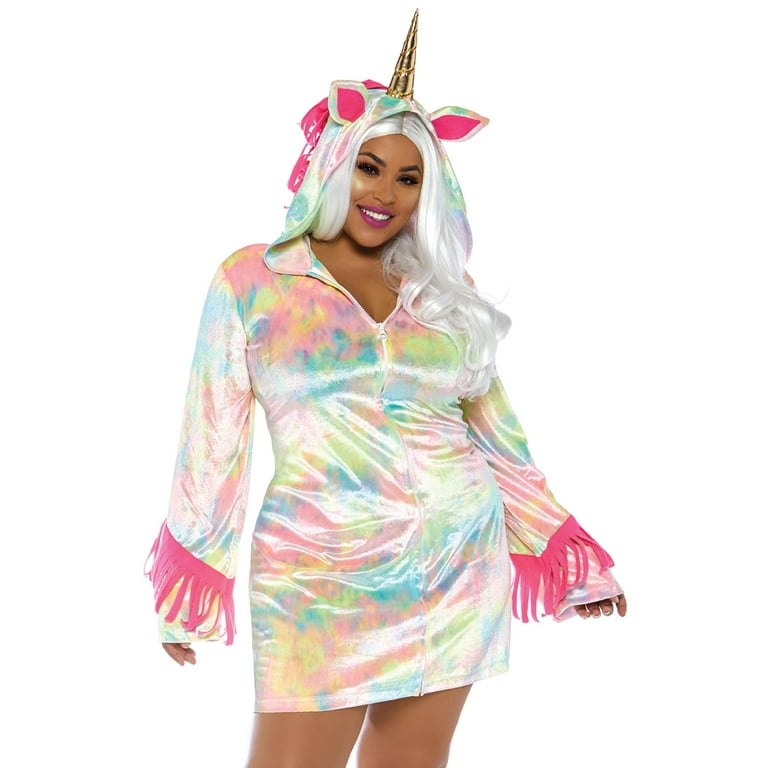 Women s Plus Size Enchanted Unicorn Costume Walmart