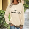 thumbnail image 1 of Women's Plus Size Fashionable Graphic Sweatshirts with Crewneck Long Sleeve Printed Loose Fit, 1 of 6