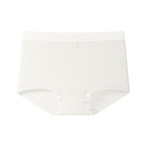 Women's Plus Size Floral Cotton Hipster Mid Rise Underwear Lace Plaid Briefs Breathable Full Coverage Comfort Fit Everyday Essential