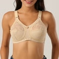 thumbnail image 1 of Women's Plus Size Floral Lace Full Cup Bra, JIANLAI Underwire Support Large Bust Everyday Bra, 1 of 9