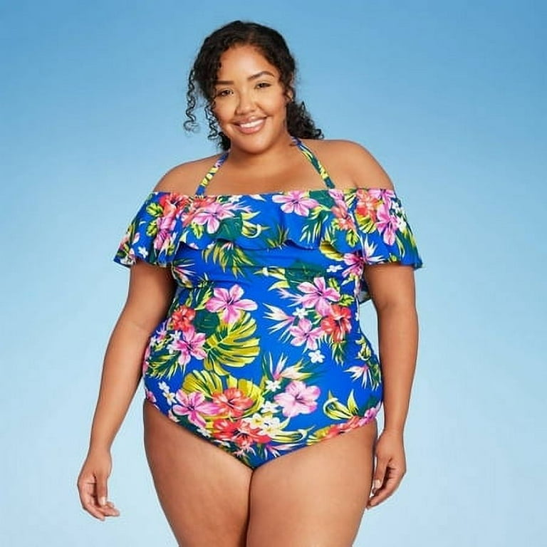 Sexy Solid Flounce Off the Shoulder Plus Size Tops Sexy Solid Flounce Off the Shoulder Plus Size Tops