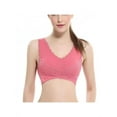 thumbnail image 1 of Women's Plus Size Front Closure Sports Bra,Wireless Sleep Underwear, 1 of 5