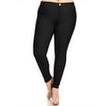 thumbnail image 1 of Women's Plus Size Full-Length Solid Jeggings, 1 of 4