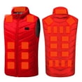 thumbnail image 1 of Women's Plus Size Heated Vest with 28 Heating Zones Rechargeable Warm Fleece for Winter Outdoor, 1 of 8
