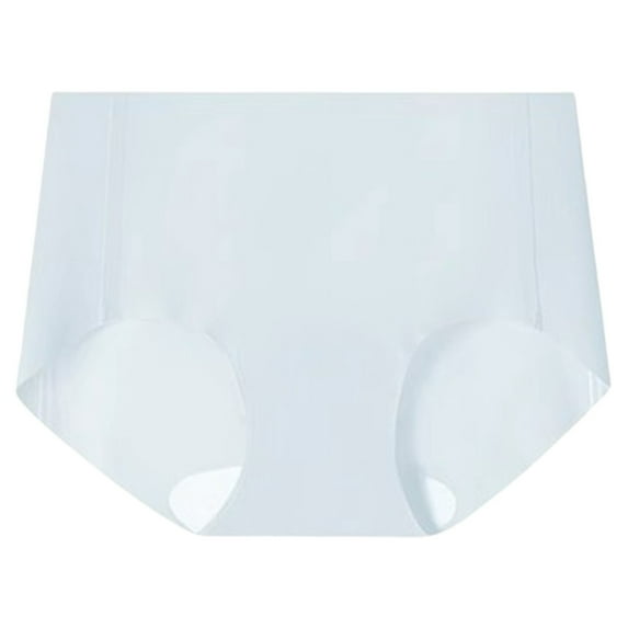 Women's Plus Size High Waist Breathable Briefs - Elongated Crotch Belly Support Underwear