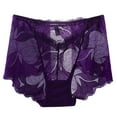 thumbnail image 1 of Women's Plus Size High Waist Lace Underwear Seamless Comfortable Breathable Soft Stretch Panties for Everyday Wear, 1 of 3