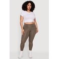 thumbnail image 1 of Women's Plus Size High Waisted Mesh Detail Leggings with Pockets, 1 of 5