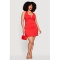 thumbnail image 1 of Women's Plus Size High Waisted Mini Pencil Skirt, 1 of 4