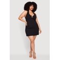 thumbnail image 1 of Women's Plus Size High Waisted Mini Pencil Skirt, 1 of 4