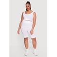 thumbnail image 1 of Women's Plus Size High Waisted Seamless Bike Shorts, 1 of 4