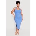 thumbnail image 1 of Women's Plus Size High Waisted Soft Knit Midi Skirt, 1 of 4