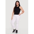 thumbnail image 1 of Women's Plus Size High Waisted Solid Leggings, 1 of 4