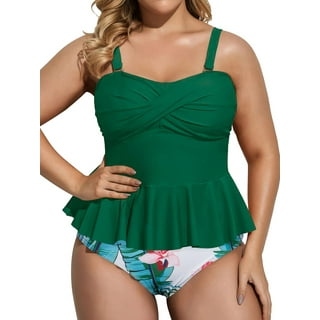 High Waisted Peplum Swimsuit