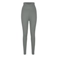 thumbnail image 1 of Women's Plus Size High Waisted Yoga Pants with Feel, European Style, Nine Point Leggings, 1 of 4