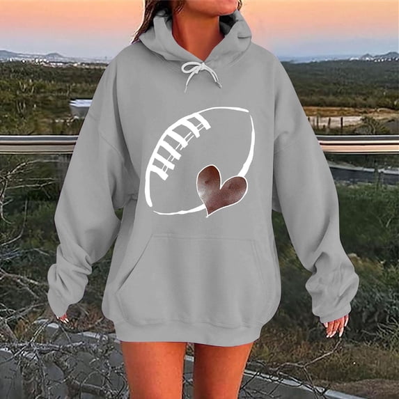Women's Plus Size Holiday Hoodie 4X-5X Long Sleeve Festive Pullover Top