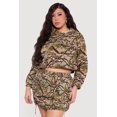 thumbnail image 1 of Women's Plus Size Hunter Camo Zip Front Drawstring Hem Jacket, 1 of 4