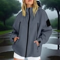 thumbnail image 1 of Women's Plus Size Jackets and Outerwear Hooded Rainproof Windproof for Autumn Wear​​, 1 of 8