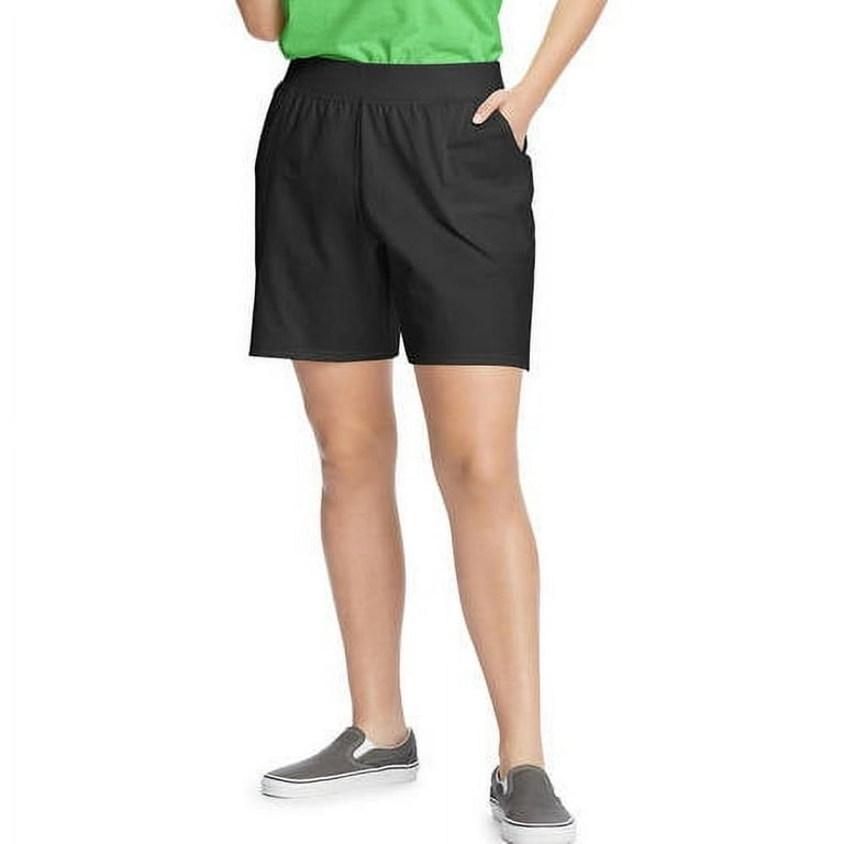 Women s Plus Size Jersey Pocket Short Up to size 5X Walmart