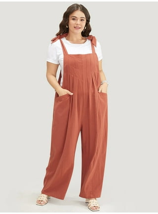 Felirenzacia Women's Jumpsuits Women's Overalls With Suspenders And  Printing Casual Jumpsuit