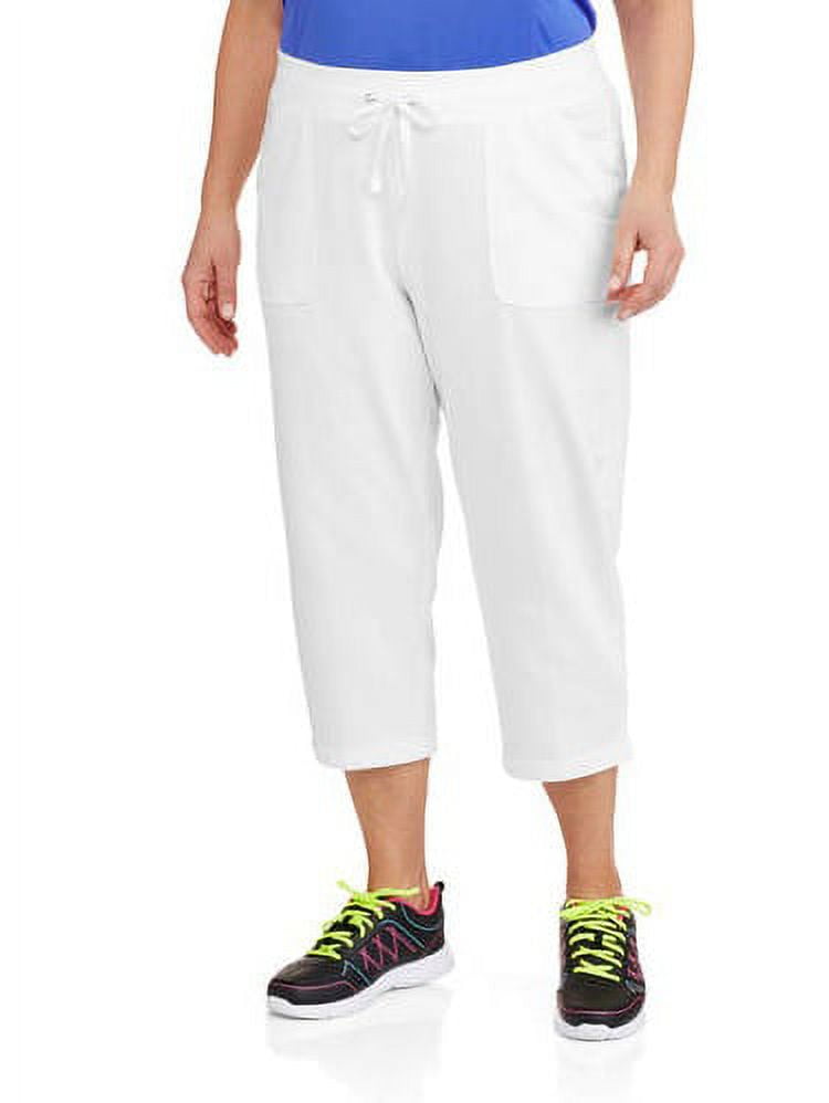 Women's Plus Size Knit Capri Pants, up to size 4X