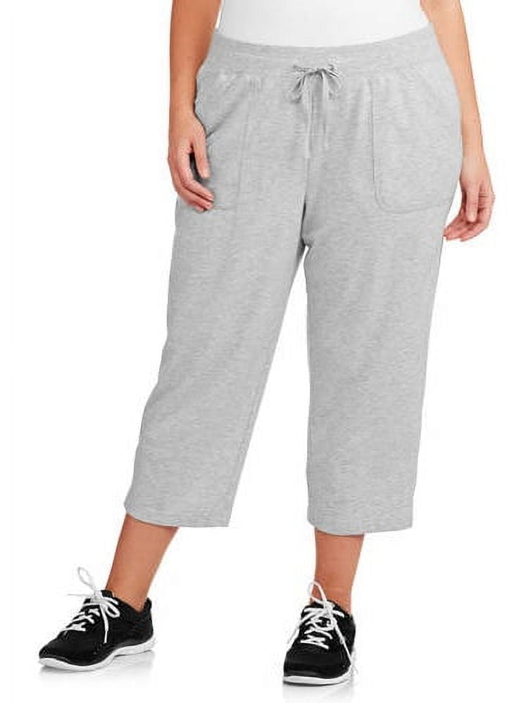 Women's Plus Size Knit Capri Pants, up to size 4X