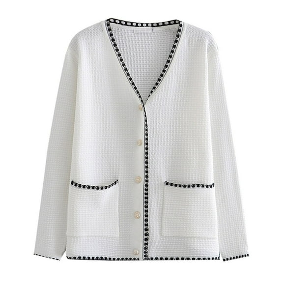 Women's Plus Size Knit Cardigan Stretchy Long Sleeve Fall Outerwear Cozy Comfortable Lightweight Casual Open Front Sweater