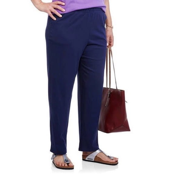 Women's Plus-Size Knit Pull on Pant Petite