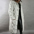 thumbnail image 1 of Women's Plus Size Knitted Sweater Cardigans Long Sleeve Hooded Casual Button Down Jacket Coats, 1 of 5