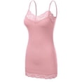thumbnail image 1 of Women's Plus Size Lace Low-cut Camisole Tank Top Adjustable Cami, 1 of 2