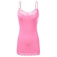 thumbnail image 1 of Women's Plus Size Lace Low-cut Camisole Tank Top Adjustable Cami, 1 of 1
