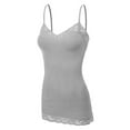 thumbnail image 1 of Women's Plus Size Lace Low-cut Camisole Tank Top Adjustable Cami, 1 of 1