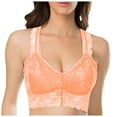 thumbnail image 1 of Women's Plus Size Lace Push Up Bra Sexy V Neck Comfortable Supportive Lingerie No Underwire Beauty Back Wrap Design, 1 of 2
