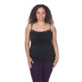 thumbnail image 1 of Women's Plus Size Lace Trim Tank Top, 1 of 2