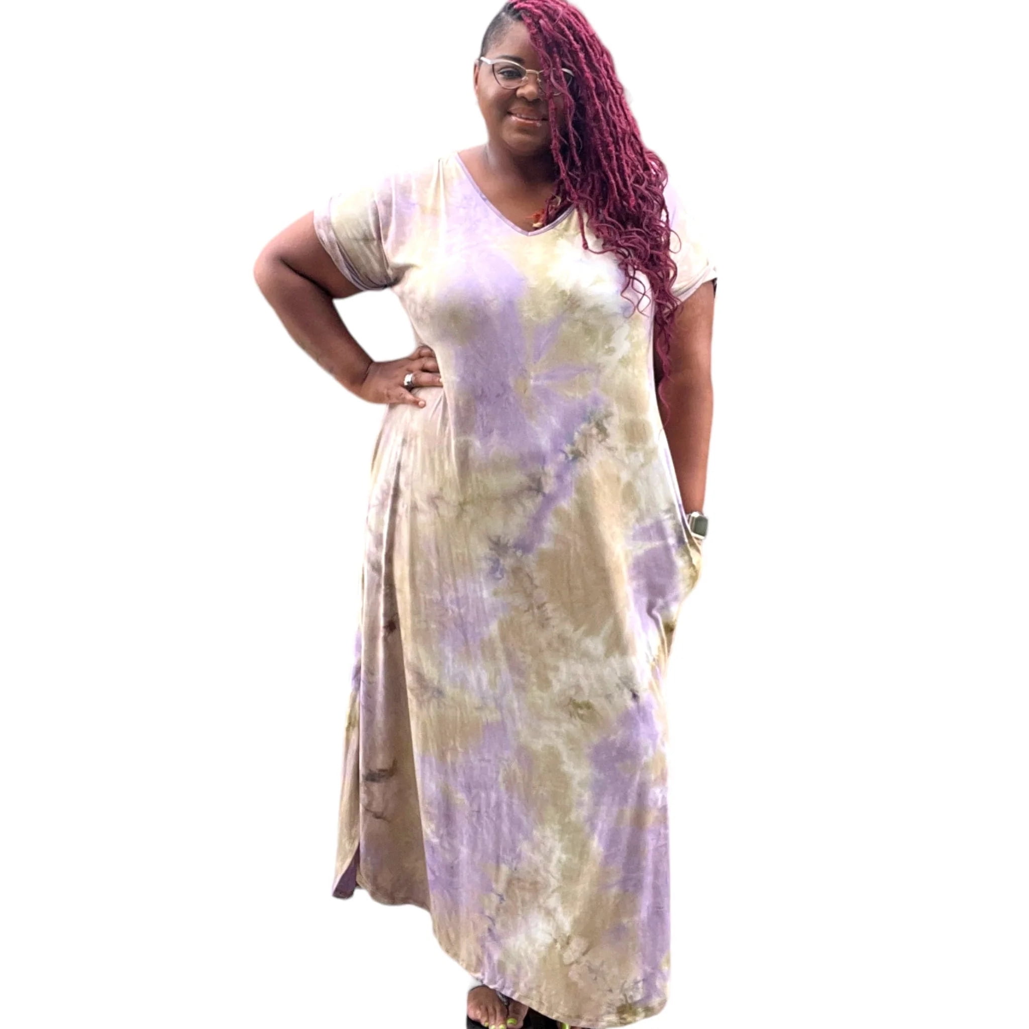 chinese dress ladies Plus Size Long Floral Dress Maxi R&M Richards 1118W main image 0