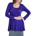 thumbnail image 1 of Women's Plus Size Less is More Long Sleeve Tunic, 1 of 3