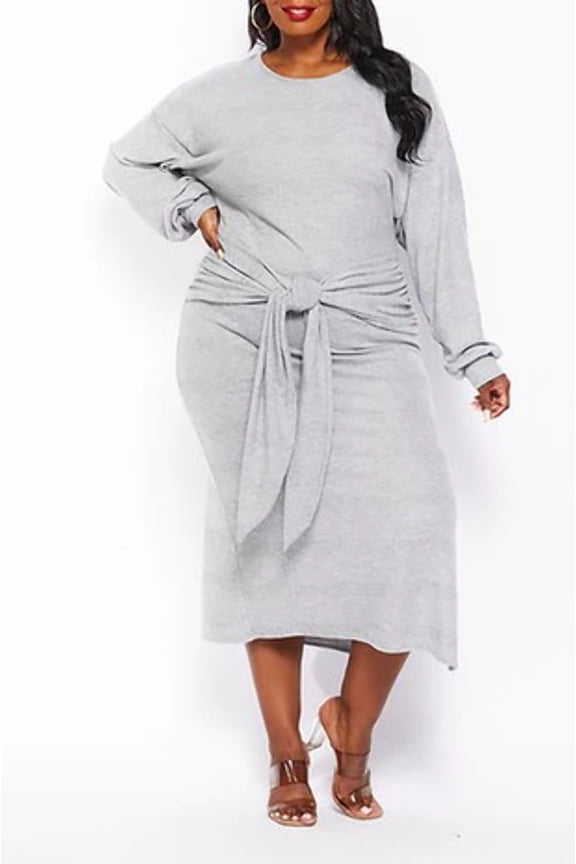 Women's Plus Size Light Weight Knit Dress