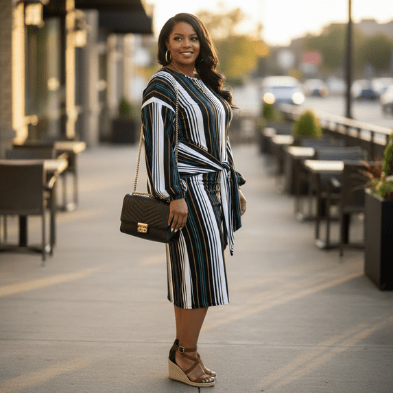 Women's Plus Size Light Weight Knit Dress