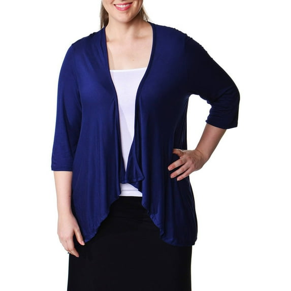 Women's Plus Size Light Weight Open Cardigan