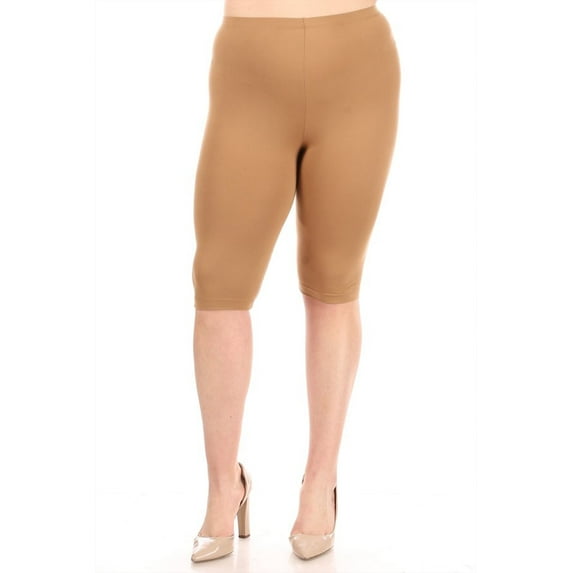 Women's Plus Size Lightweight Casual High Waist Solid Yoga Running Capri Leggings